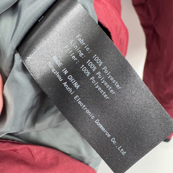 Wantdo Jacket Mens XXL Red Gray Full Zip Removable Hood Outdoor NO LINER - Picture 9 of 12